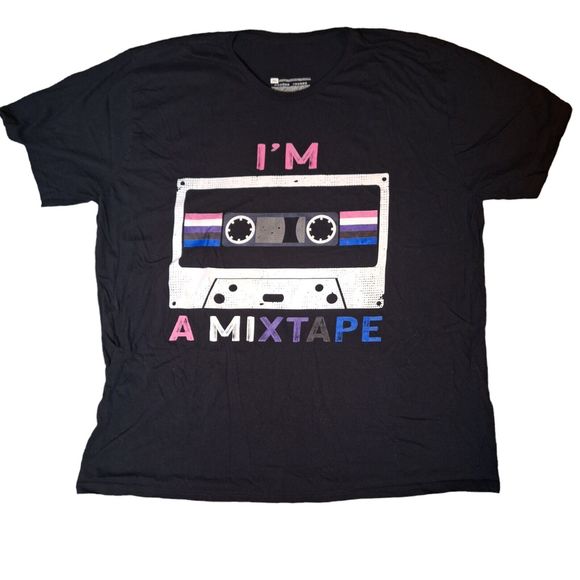 I'm A Mixtape LGBTQIA+ Tee Shirt 3XL - Picture 1 of 4